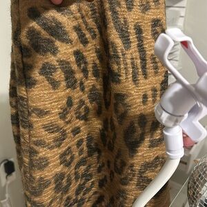 Zara Leopard Skirt